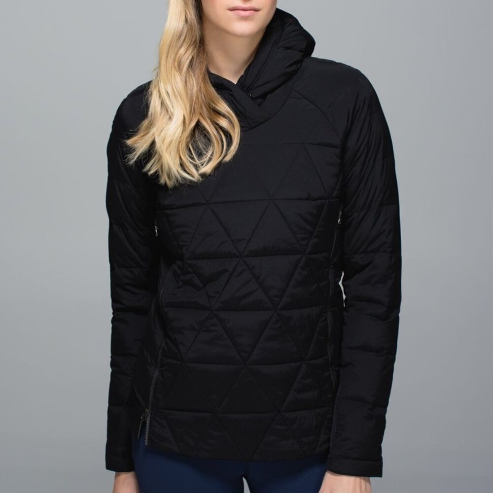 Lululemon Fluffed Up Pullover Down Filled Hooded Jacket Size 6